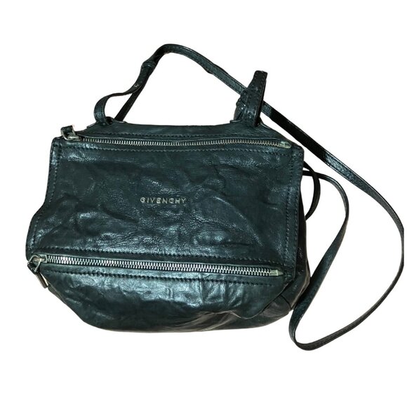 Givenchy Pandora Crossbody Bag in Black Aged Leather - Picture 15 of 16